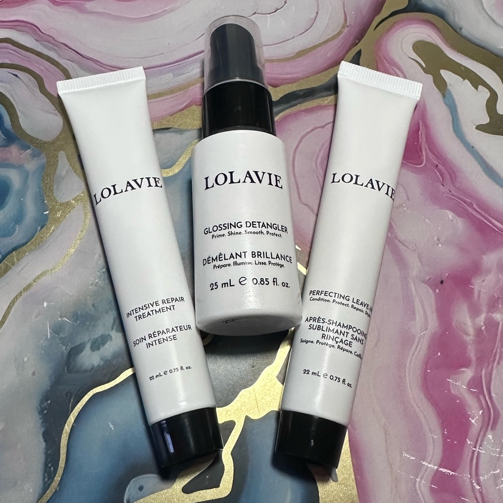 LOLAVIE Glossing Detangler & Treatments Trio